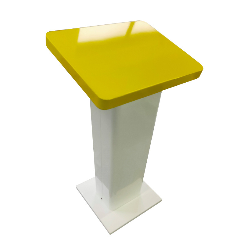 厂家供应可定制非标加工知识竞赛抢答台 体验馆游戏主持台