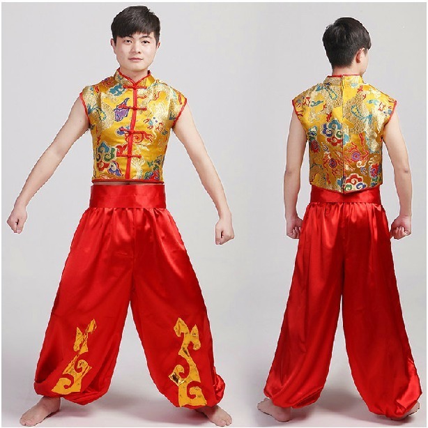秧歌服舞蹈服演出服装二人转民族舞台表演服男女打鼓服腰鼓舞龙狮