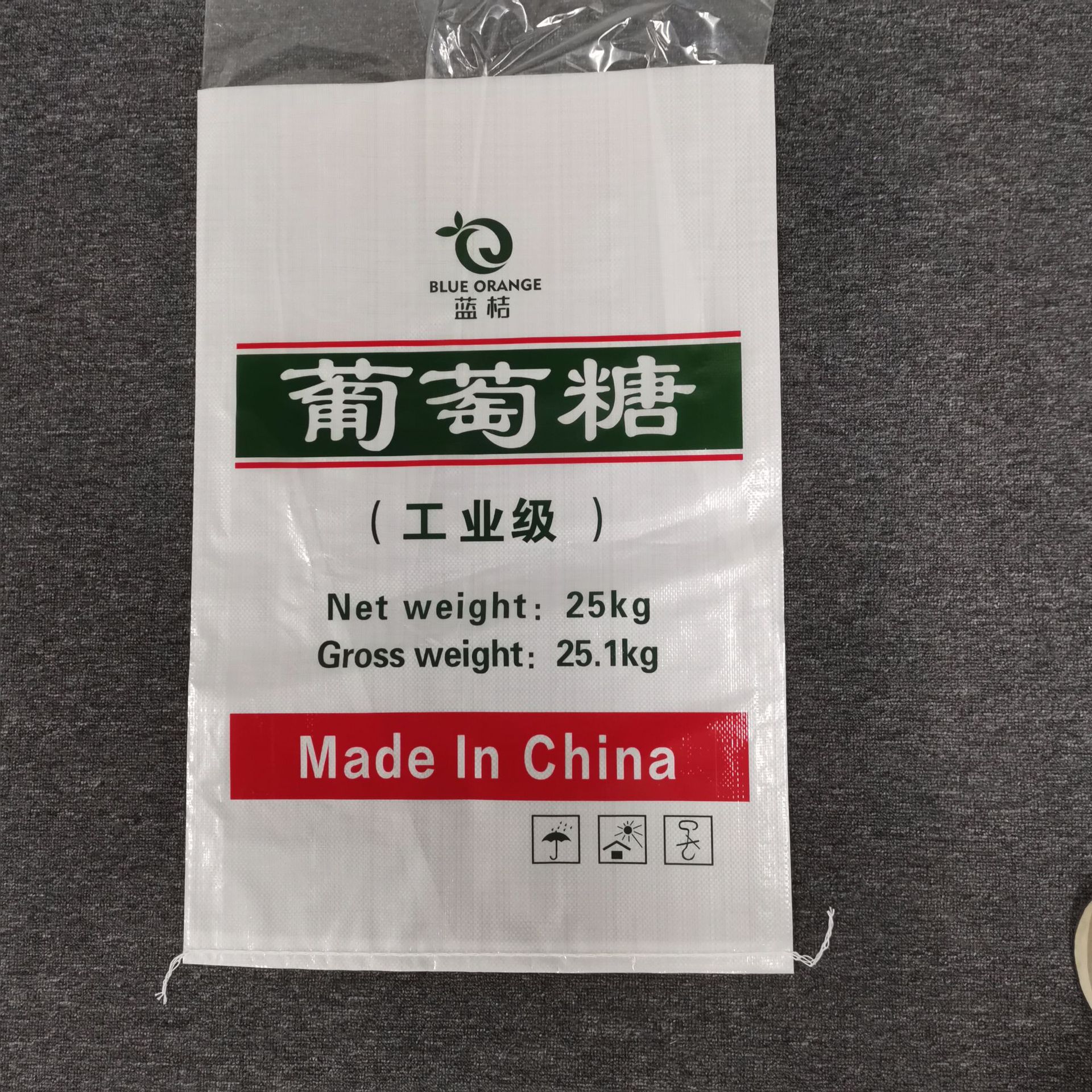 工业葡萄糖白糖编织袋酸钠opp膜彩印复合包装袋25公斤化工袋
