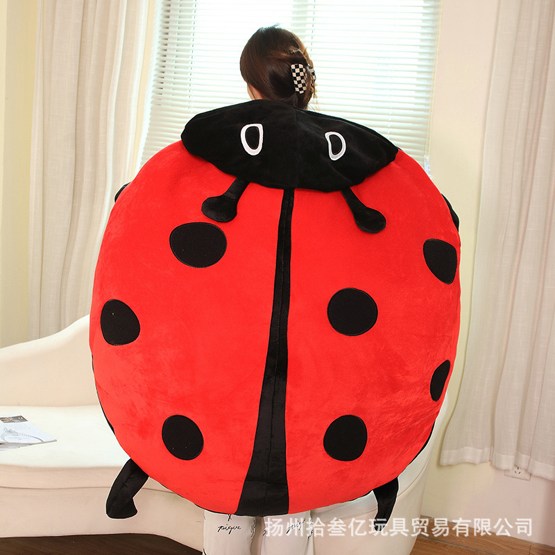 Cross-Border High-Profile Figure Wearable Turtle Clothes Turtle Shell Plush Toys Funny Props for Boyfriend Ladybug