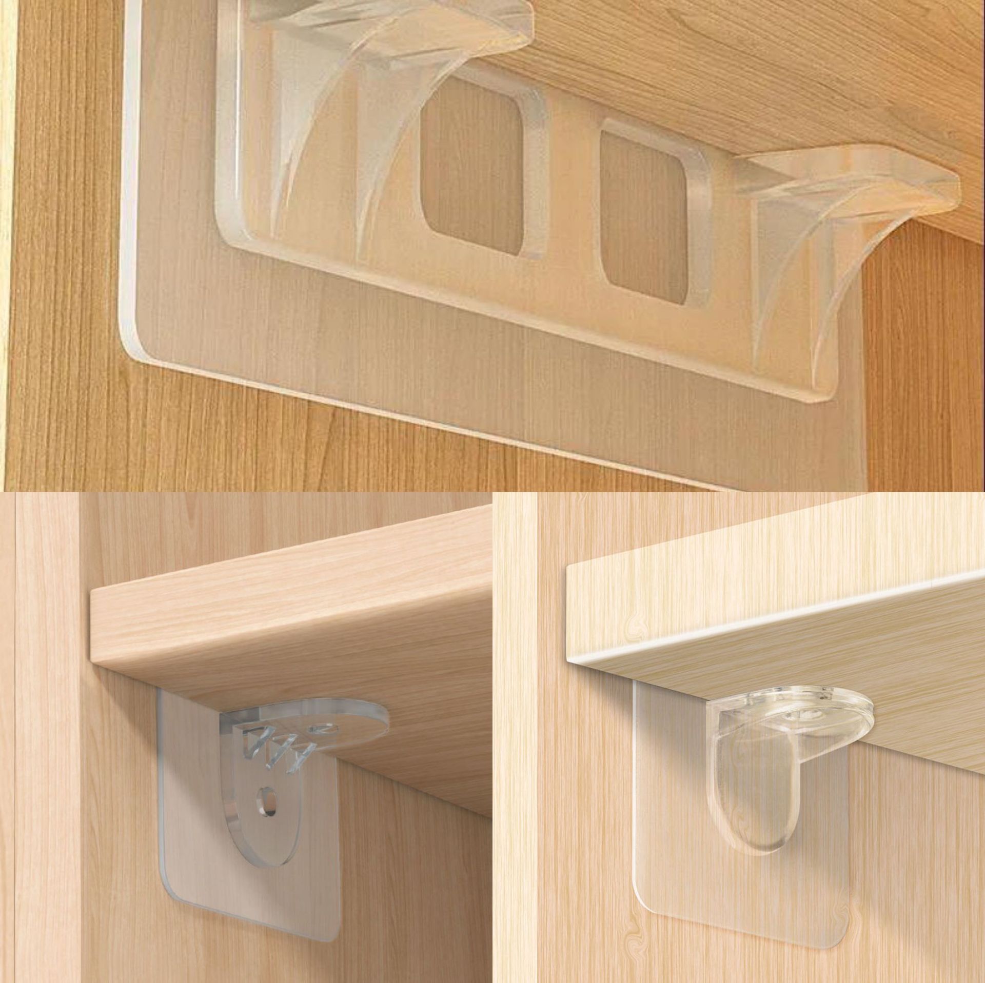 柜子隔板托层托无痕层托隔层板固定托免打孔层托隔板支架托承重托