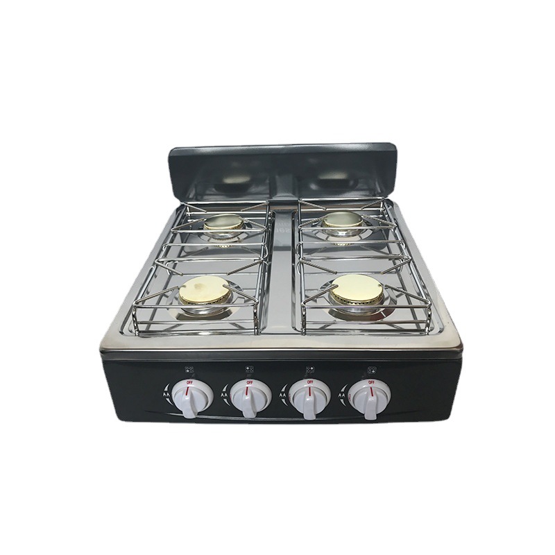 Customized European-Style Export Four-Head Gas Stove Four-Head European Outdoor Stove Easy Using Stoves Gas Furnace