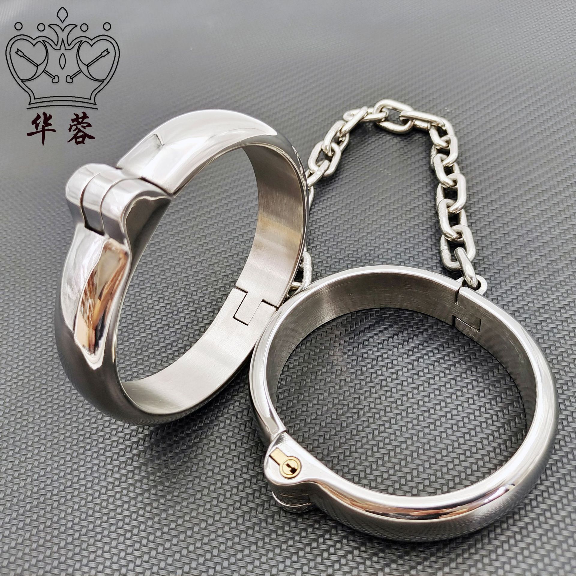 不锈钢成人用品玩具调情脚拷金属sm另类捆绑调教情趣工具脚镯