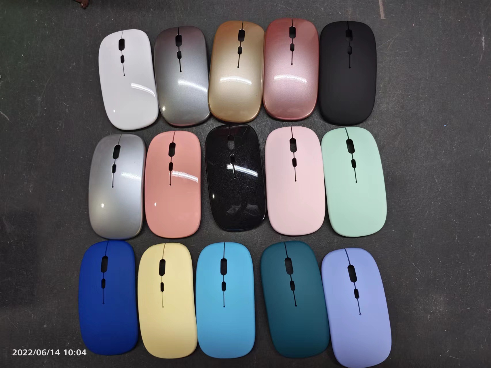 New Bluetooth Dual-Mode Wireless Mouse Charging Mute Computer Notebook Cross-Border Office Game Luminous Wireless Mouse