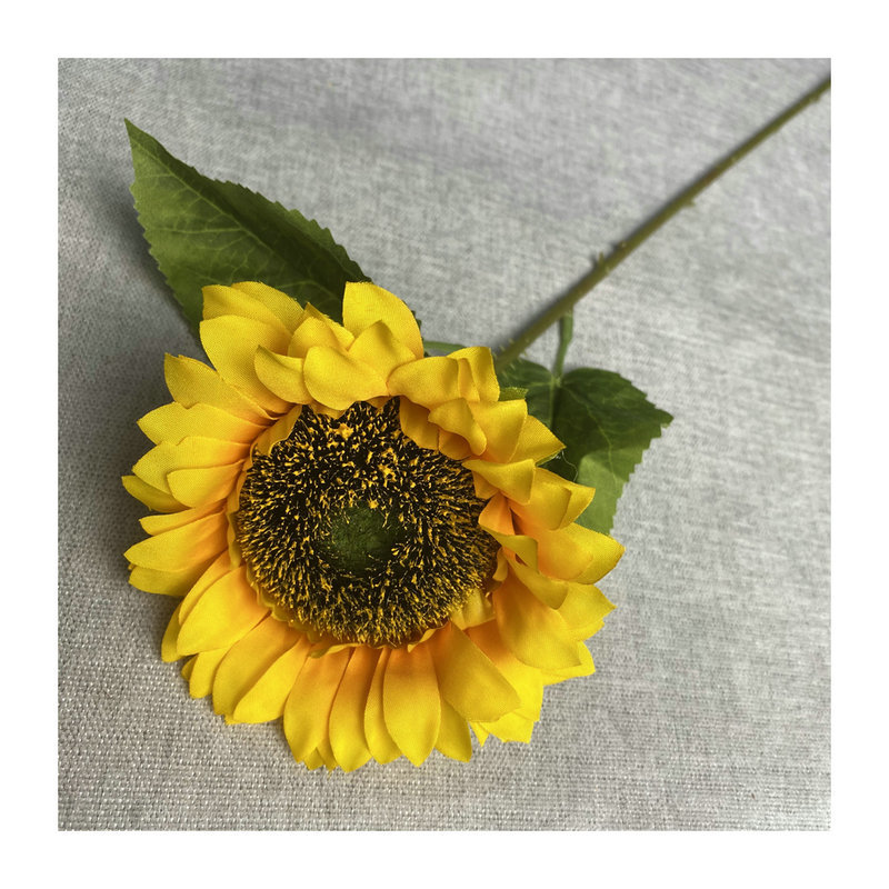 Simulation Sunflower European Style Artificial Flower Single SUNFLOWER Pastoral Style Home Photography Props Wedding Bundled Flower Wholesale