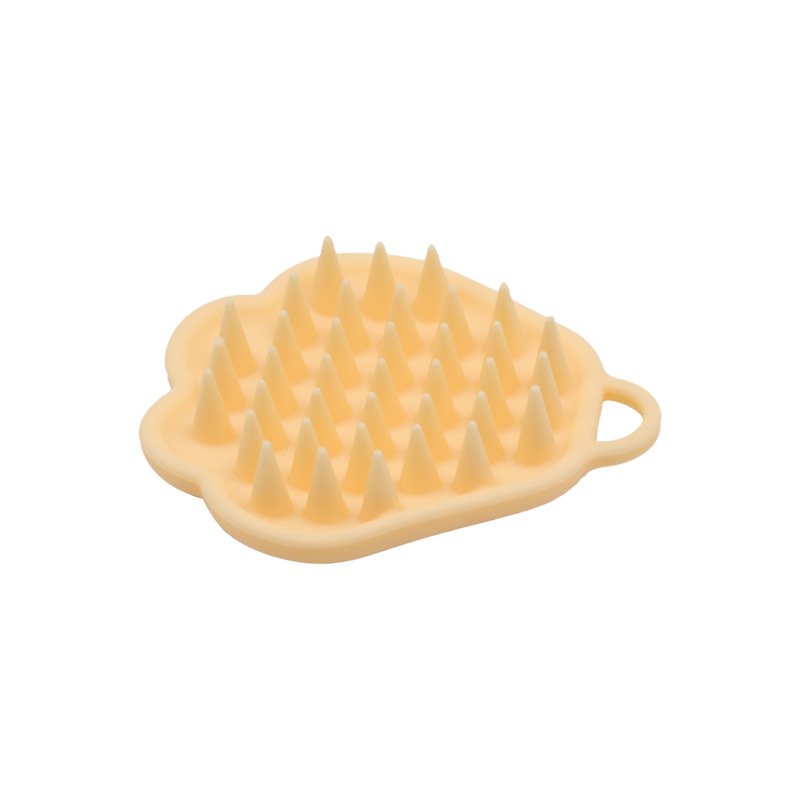 Silicone Shampoo Brush Shampoo Comb Head Massage Tool Silicone Brush Cleaning Anti-Itching Scratch Brush Head Meridian Massage Comb