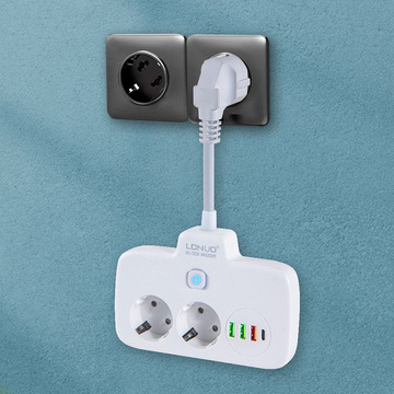 德式接线板欧标排插 德标接线板欧式插线板 欧规插排  韩国  德国