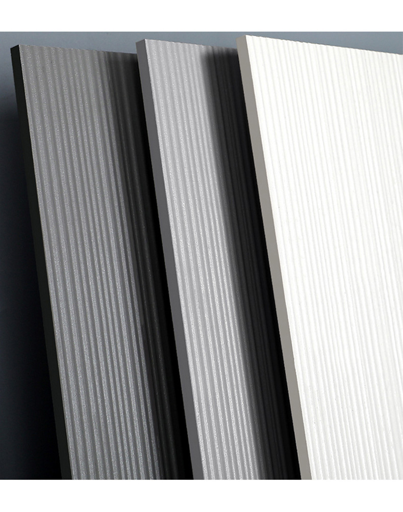 拉槽瓷砖白色灰色条纹600*1200仿古砖 酒店卫生间马桶背景墙瓷砖