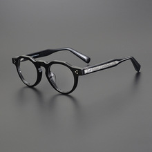 复古手工个性板材近视眼镜架玳瑁眼镜框日本潮流港风高级感男眼镜