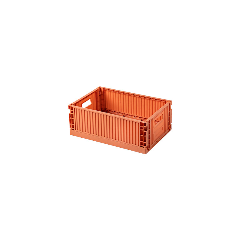 Container Style Storage Basket Car Home Living Room Storage Basket Storage Rack Foldable Stackable Framed