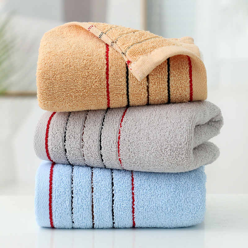 Cotton Towel and Coral Fleece Face Towel Thickened Absorbent Gift Advertising Embroidery Logo Face Wash 100% Cotton Towel Wholesale