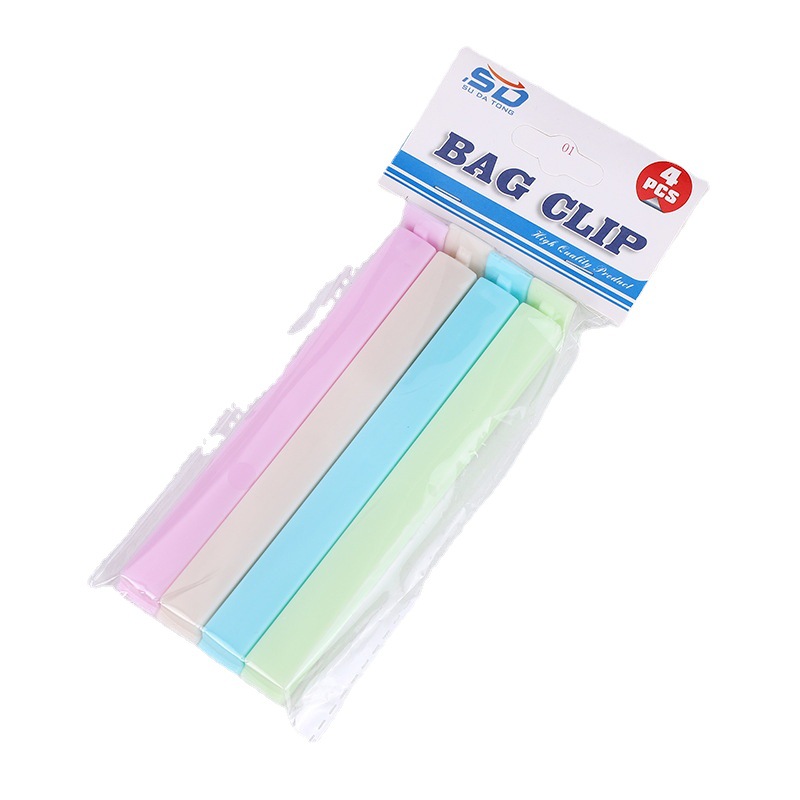 Japanese-Style Plastic Food Tea Sealing Clip Fresh-Keeping Snack Bag Moisture-Proof Sealing Clip Wholesale Customized