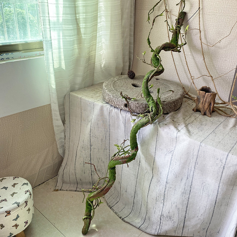 枯藤青苔藤仿真藤条大枯藤发泡树藤软装植物墙橱窗造景装饰假树枝