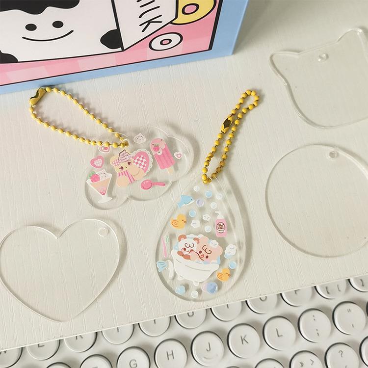 GOKA Goo Plate Factory Wholesale Transparent Acrylic Keychain Pendant Goka Set Wholesale Goo Card Plate Set