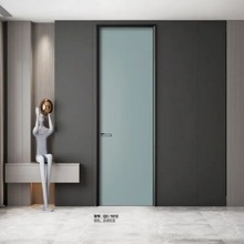 新款极窄卫生间门厕所门油砂浴室门洗手间铝合金门玻璃门可定  制