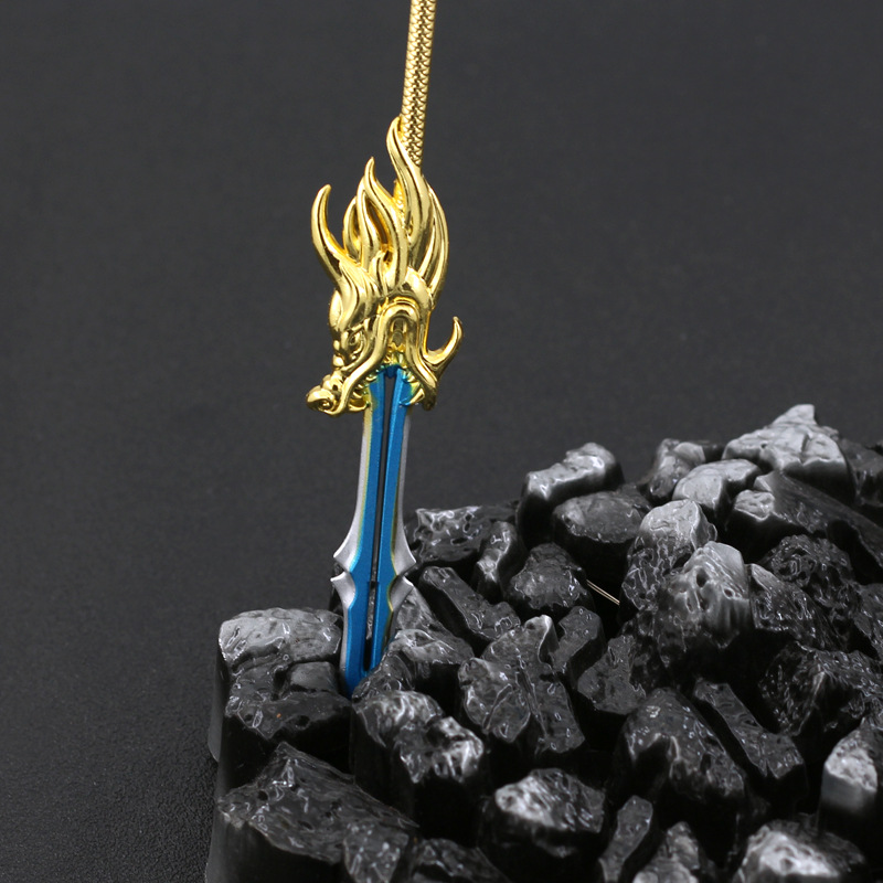 雪鹰-领主动漫周边东伯雪鹰飞雪枪全金属工艺品摆件模型