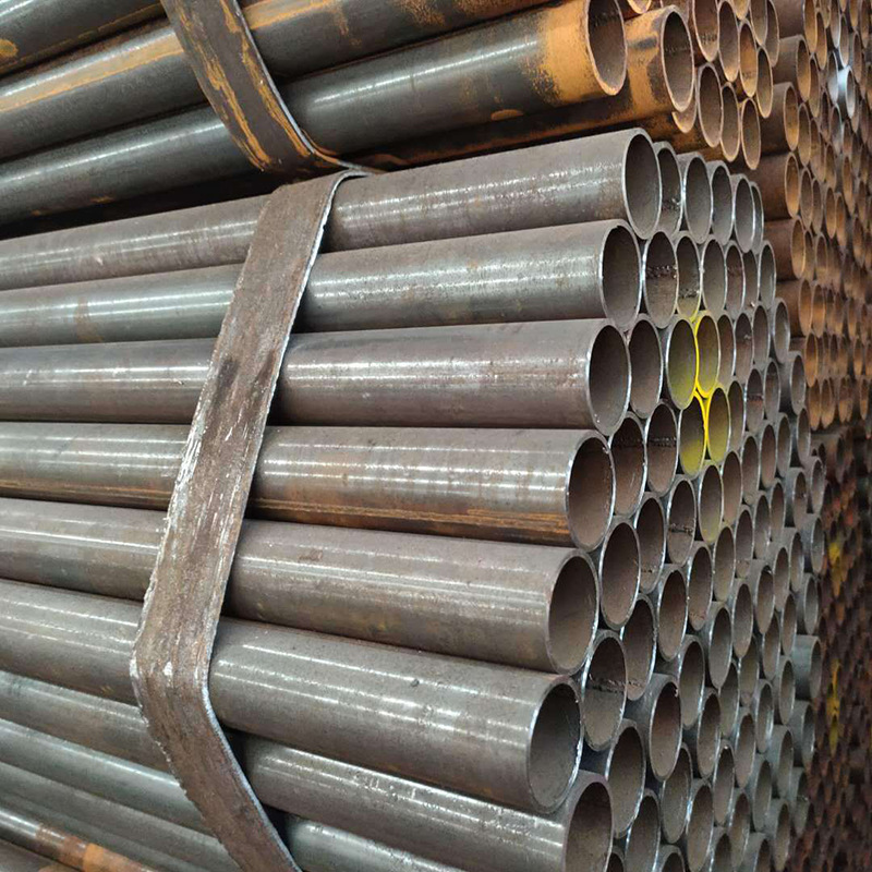 焊接钢管 铁管加工家具黑管 建筑架子48*3空心铁圆黑退焊接钢管