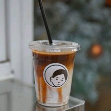 网红PET奶茶杯子ins风一次性透明带盖冷饮杯打包塑料500ML咖啡湘