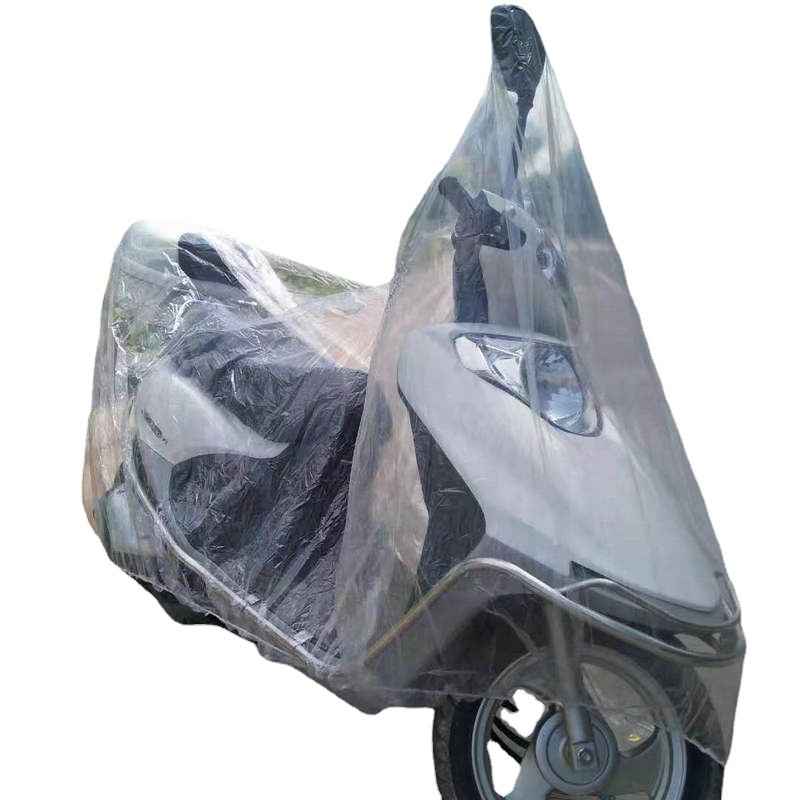 Electric Car Disposable Dust Cover Motorcycle Battery Car Transparent Rain-Proof Dustproof Plastic Thickened Dust Cover Wholesale