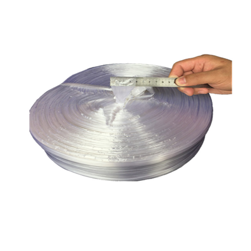 批发全新料塑料绳子捆绑透明绳捆扎包装绳料打包绳玻璃封口绳2厘