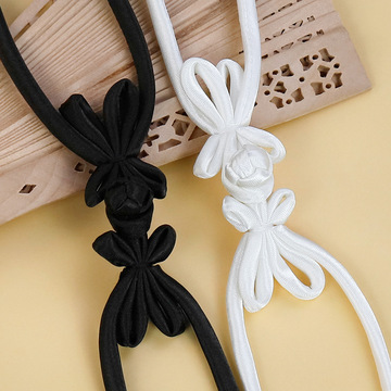 恒美合a类新中式改良旗袍扣结绳长尾巴盘扣手工编织纽扣装饰辅料