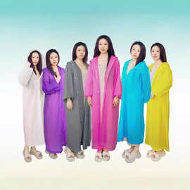 成人加厚连体eva雨披非一次性雨衣便携连帽户外防暴雨防水现货