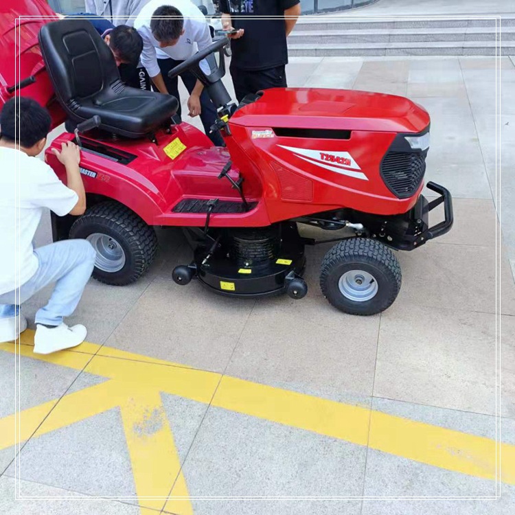 人造草坪座驾式割草机 2542沃得草坪车现货 30寸剪草车视频-阿里巴巴