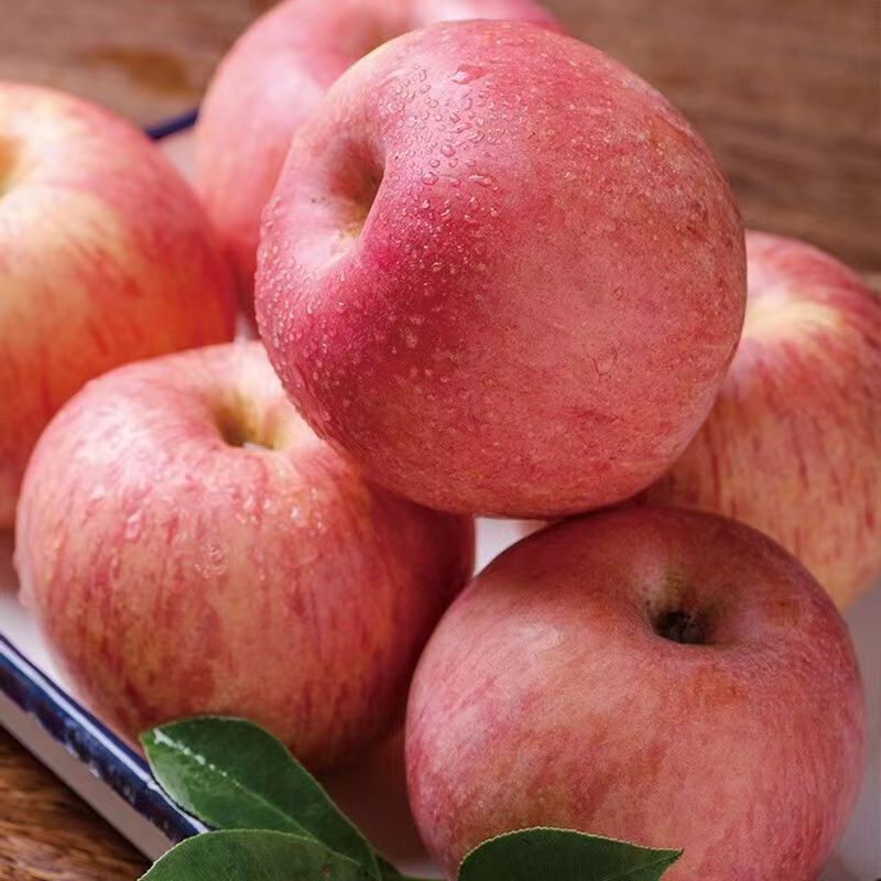 薯果汇山东烟台红富士苹果脆甜多汁绿色整箱3510斤带箱厂一件批发