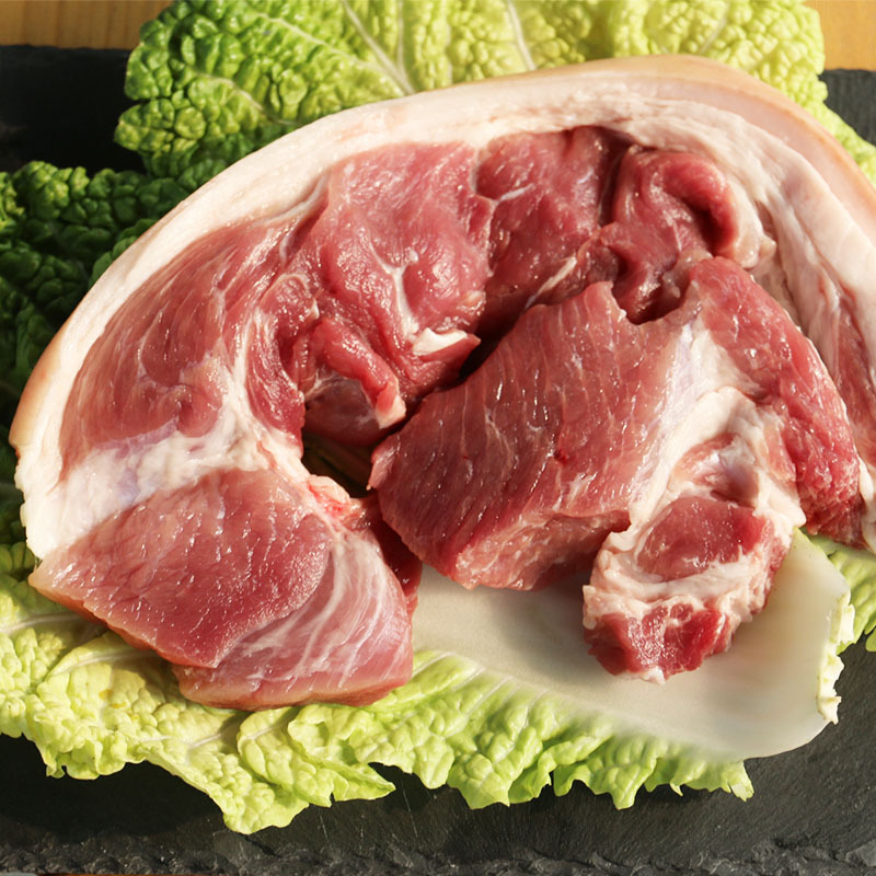 冷冻带皮猪前腿肉5斤新鲜速冻猪肉肥瘦土猪肉国产生猪肉批发供应