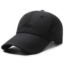 新款遮阳帽子时尚运动透气鸭舌帽户外旅行棒球帽网眼防晒速干凉帽