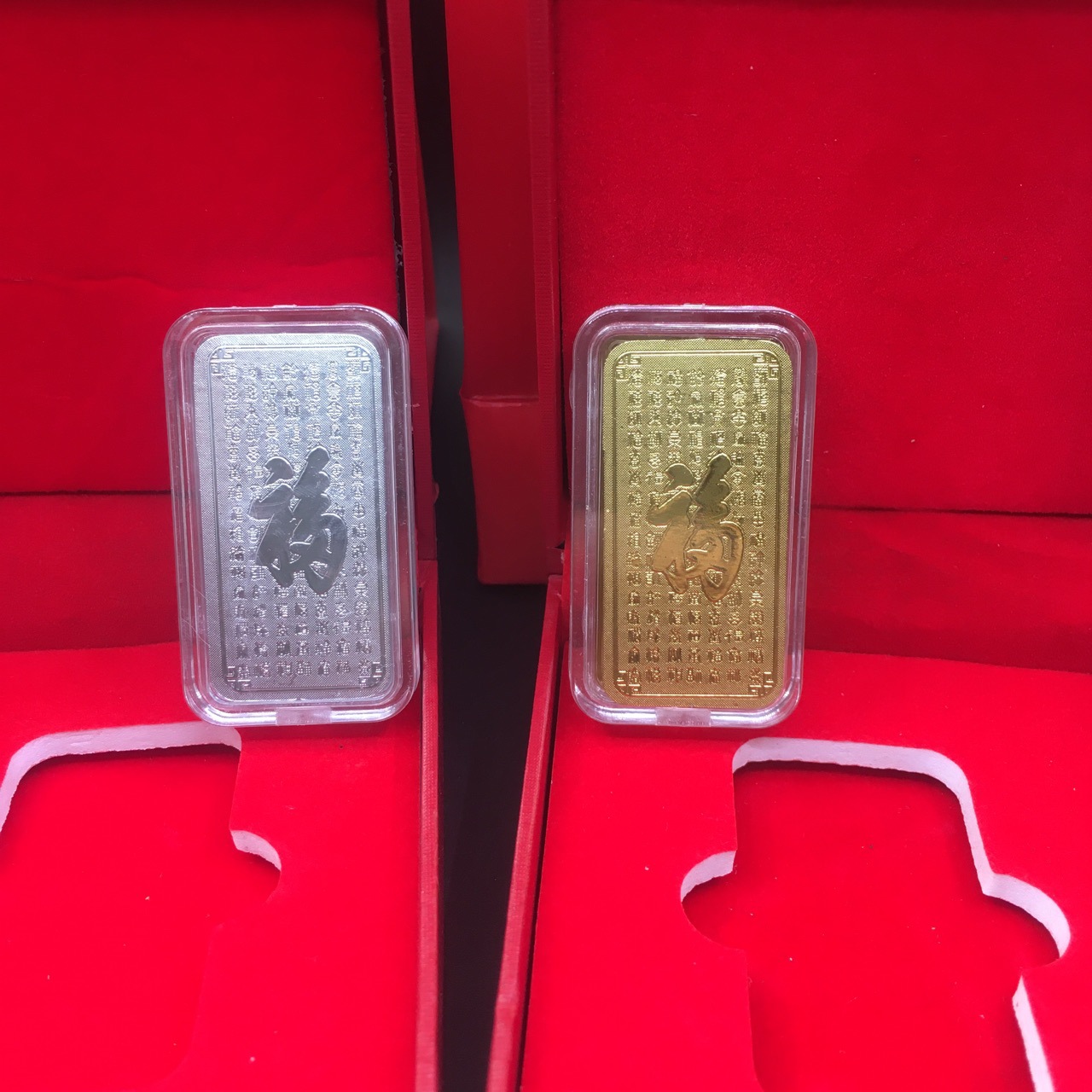 新品财富金条投资足银块银砖金箔小金砖金块银行会销金店礼品批发