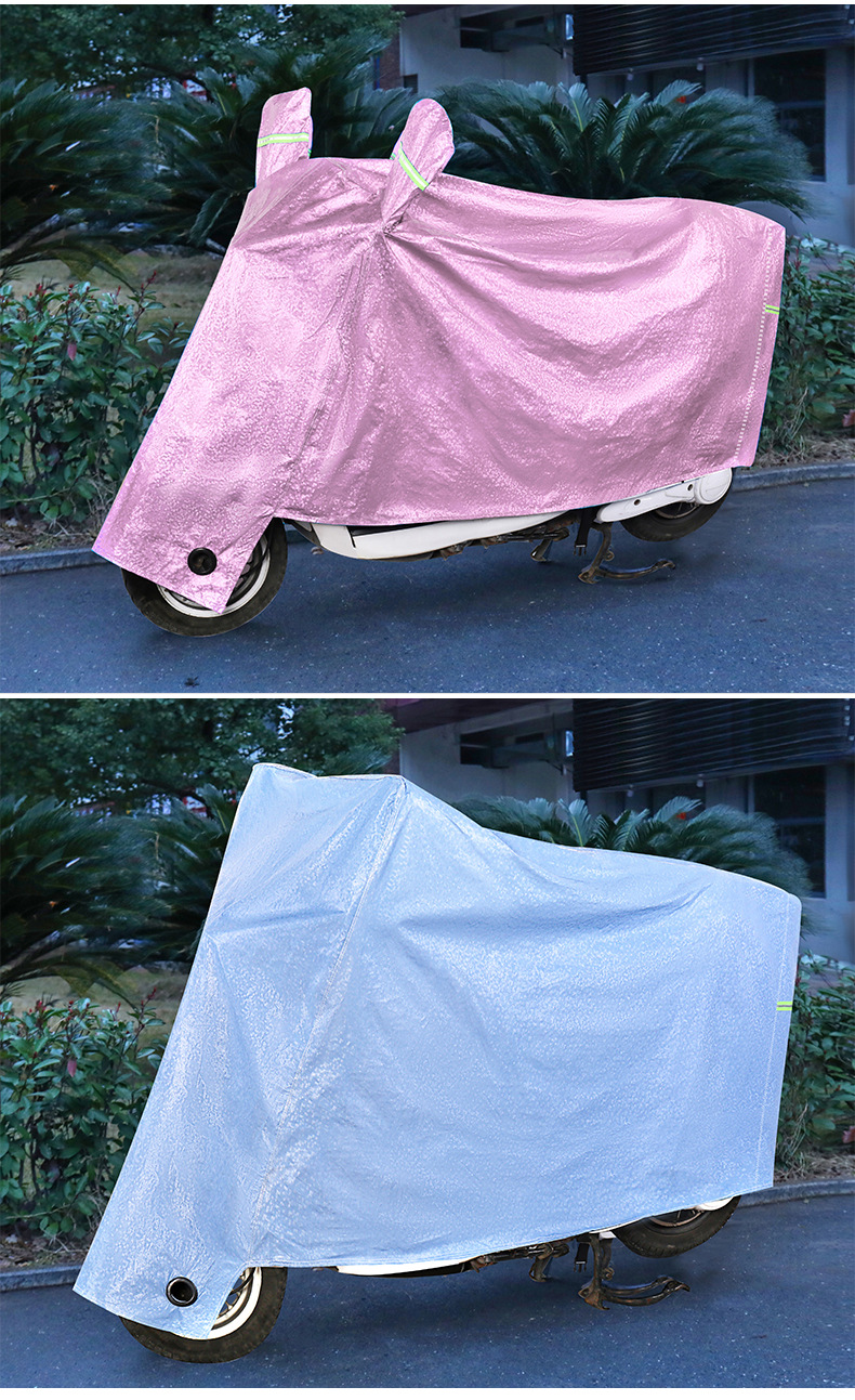 摩托电动车车衣电瓶车防雨罩防晒加厚通用车套遮阳盖布防尘车罩