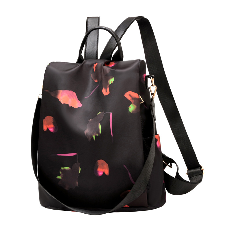 Women's Bag 2022 Autumn New Fashion Backpack Embroidered Women's Anti-Theft Backpack Oxford Cloth Large Capacity Bag