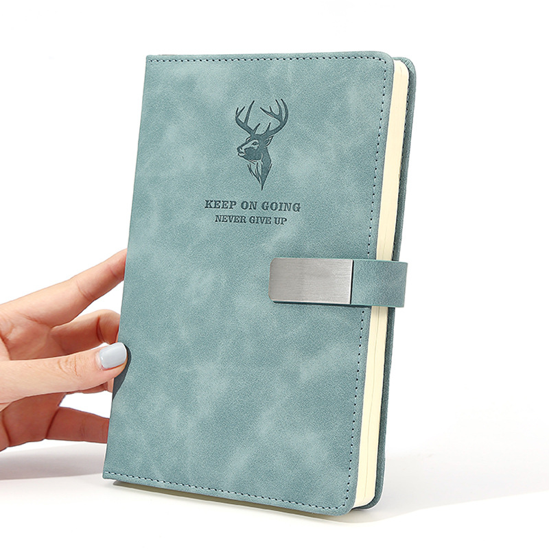 A5 Notebook Custom Super Thick Simple Large Notebook Thickened B5 Notepad Wholesale Business Diary Customized Logo