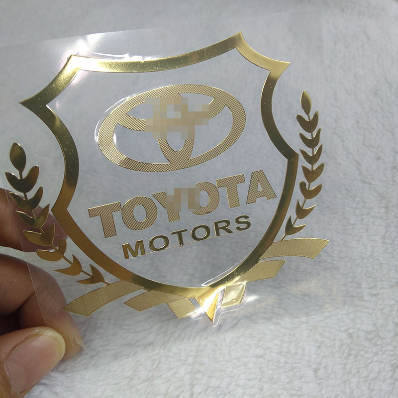 适用丰田rav4荣放卡罗拉雷凌凯美瑞改装侧标车贴金属麦穗车标贴