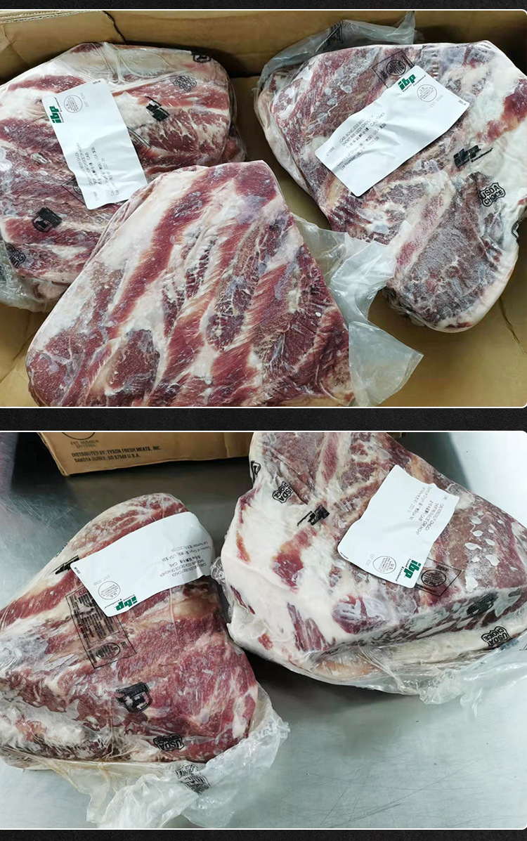 美国ibp/3d蓝标肩胛小排 安格斯三角肥牛 原切谷饲雪花牛排烤肉
