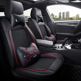皮革汽车座套09/10/11/12/13老款大众捷达专用四季坐垫全包座椅套