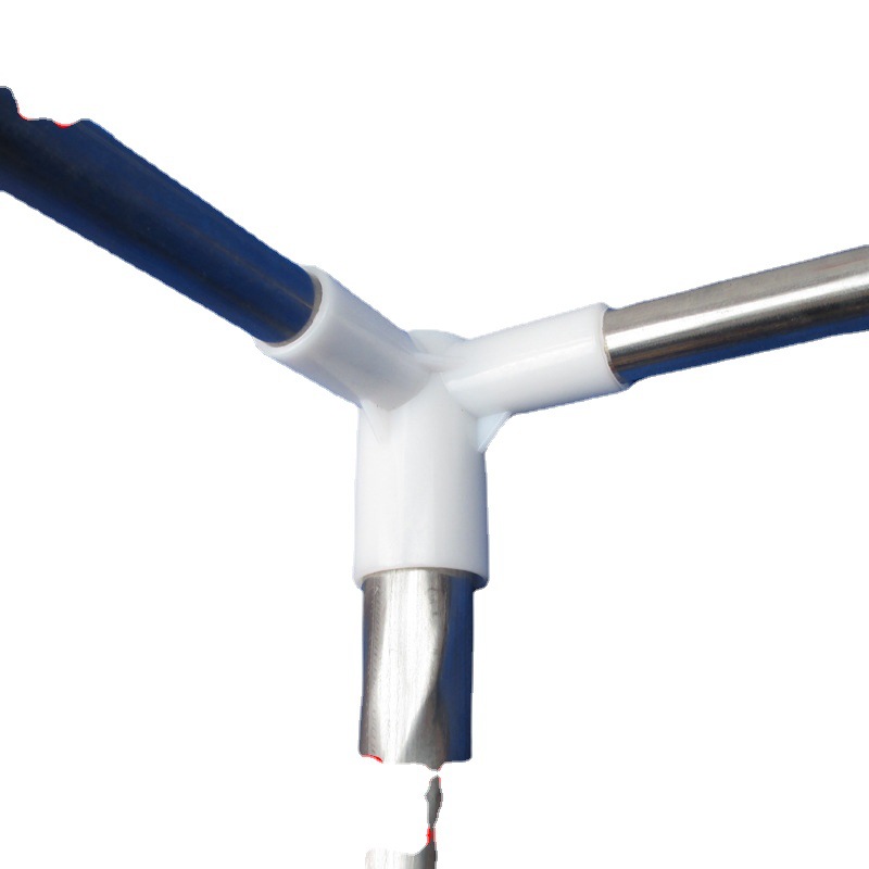 蚊帐加厚三角通塑料配件蚊帐三通接头支架固定扣连接零件抓手压脚