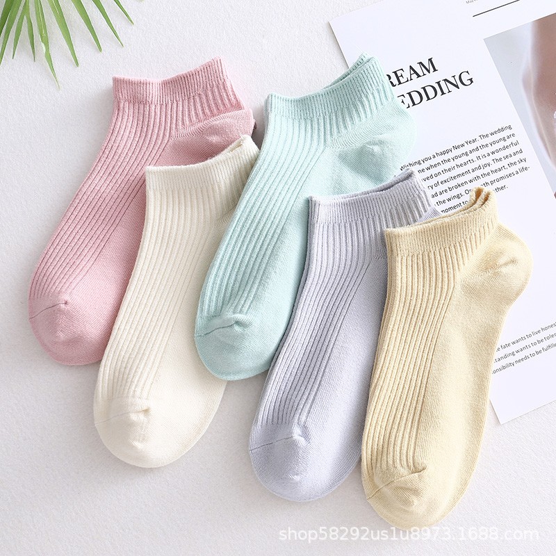 短袜子夏天男袜棉质防臭吸汗短筒纯色糖果色爆款平价运动-阿里巴巴