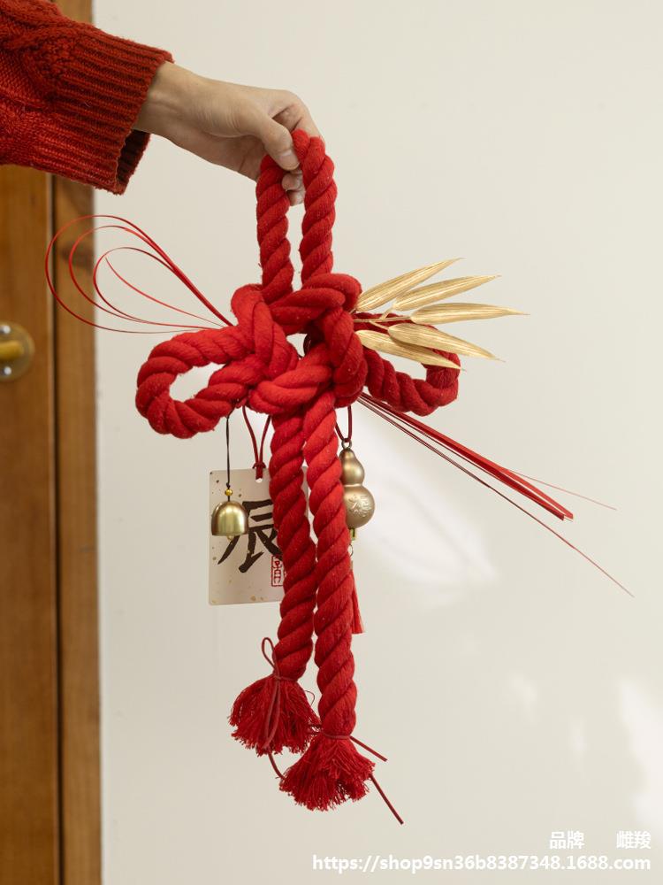 万字结2024中国结挂饰龙年入户门玄关客厅挂件过年绳结-阿里巴巴