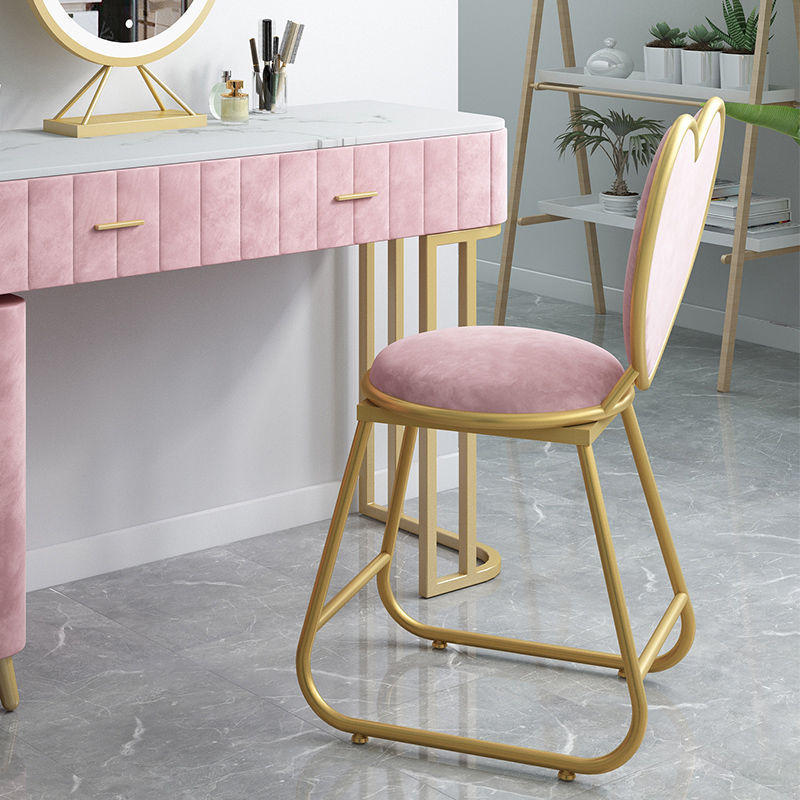 急购2022夏化妆凳美甲凳子梳妆凳椅子网红ins风女生卧室小板凳轻奢