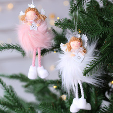 批发亚马逊外贸圣诞装饰品用品娃娃圣诞可爱圣诞玩偶挂件摆设道具