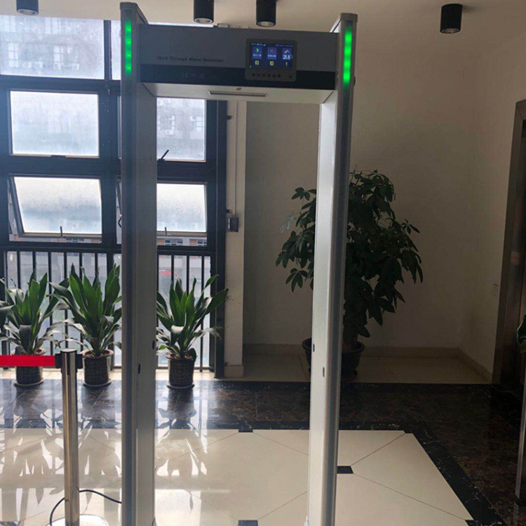 三点通道安检门学校医院车站测温门机场企事业单位探测门