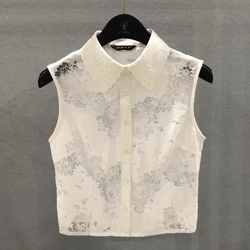 女式高端品质假领子女春秋百搭假领 蕾丝花边领装饰衬衫领女衣领