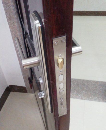 全铜锁芯锁体加厚把手通用型大门入户门锁家用门锁防盗门拉手套装