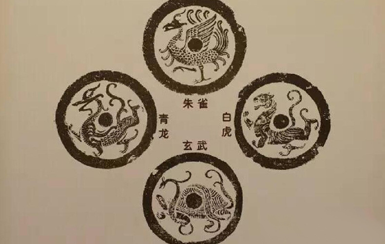 直播货源四大神兽朱雀玄武青龙白虎戒指 波罗蜜心经吉祥神兽戒指