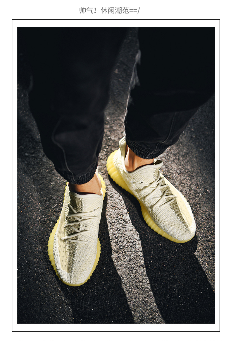 2021真爆yeezy 椰子350v2 氧化天使冰蓝满天星黑芝麻男女运动潮鞋