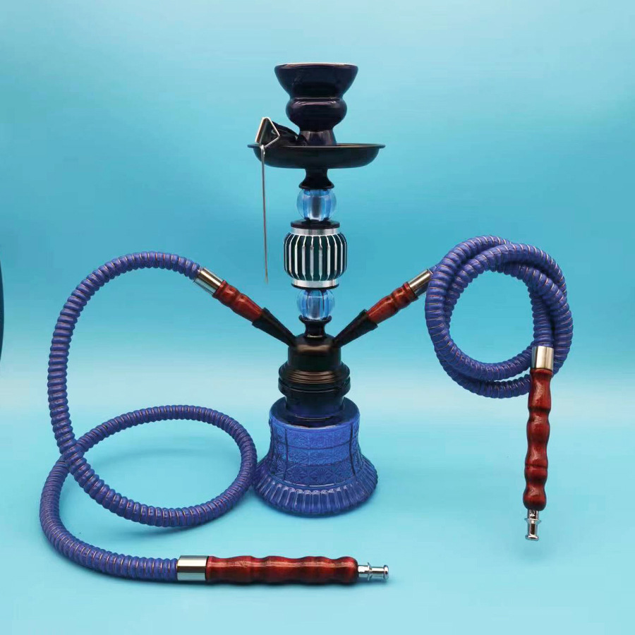 阿拉伯水烟壶单双管小号玻璃瓶水烟壶套装hookah shisha软管配件