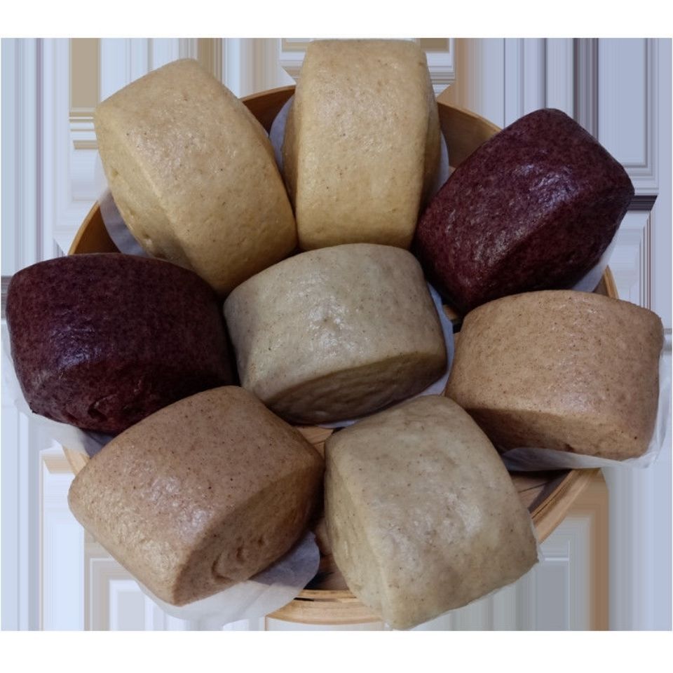 粗粮杂粮五谷不加糖早餐馒头荞麦燕麦高粱玉米窝窝头馍馍批发