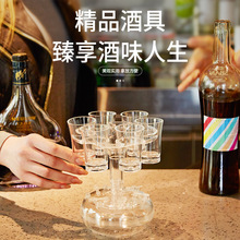 定做跨境透明酒具分酒器白酒啤酒聚会倒酒神器调酒套装分酒器六杯